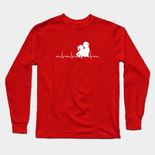 WayHaught Earpmas HeartBeat - Wynonna Earp Christmas Long Sleeve T-Shirt